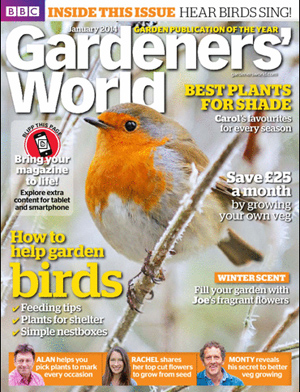 Gardeners World January 2014 Cover