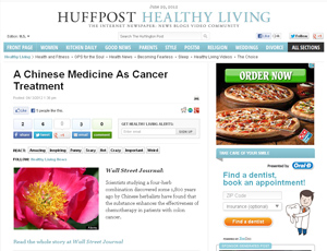 New Publication - Huffington Post 04/03/2012