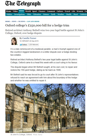 St John's College, Oxford University